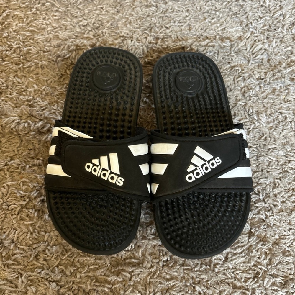 Adidas Black Slide Sandals
